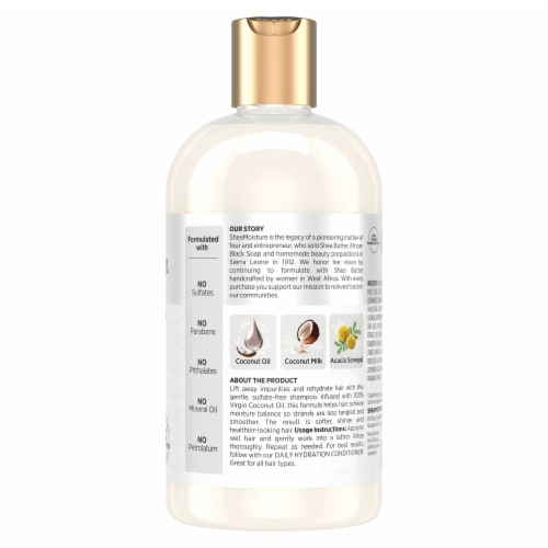 SheaMoisture 100% Virgin Coconut Oil Daily Hydration Shampoo