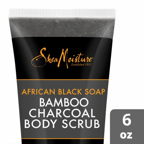 Shea Moisture African Black Soap Charcoal Body Scrub 6oz