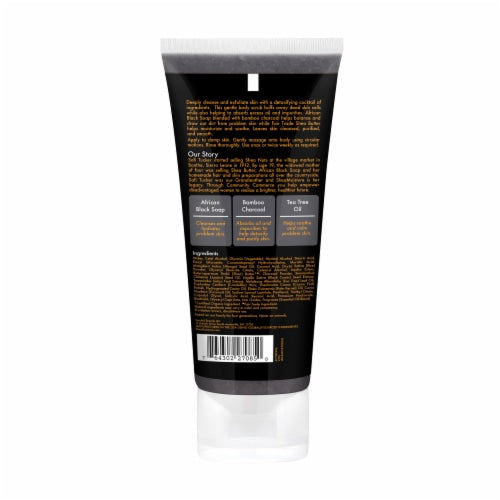 Shea Moisture African Black Soap Charcoal Body Scrub 6oz