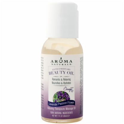 Aroma Naturals Romantic & Relaxing Lavender Passion Flower Beauty Oil, 1oz