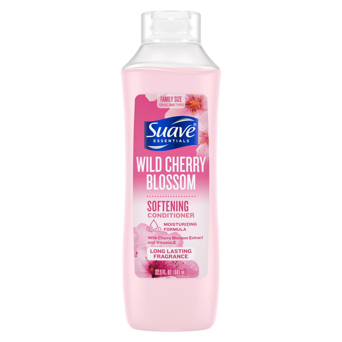 Suave Skin Lotion 18oz Pump Softening Wild Cherry Blossom