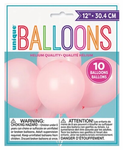 BALLOONS PETAL PINK 20CT 9IN