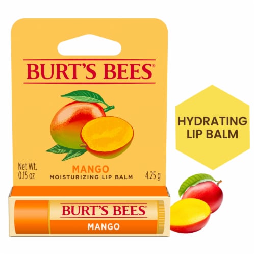 Burt's Bees Moisturizing Lip Balm - Mango, Carded