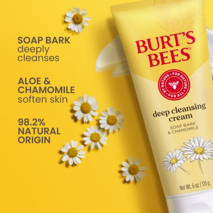 Burt's Bees Soap Bark & Chamomile Deep Cleansing Cream