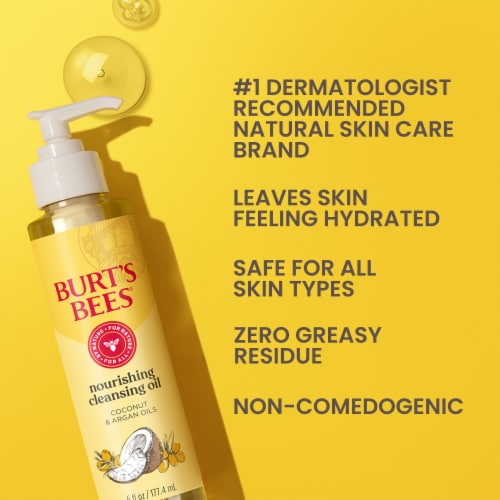 Burts Bees Cleansing Oil With Coconut & Argan Oils 6oz