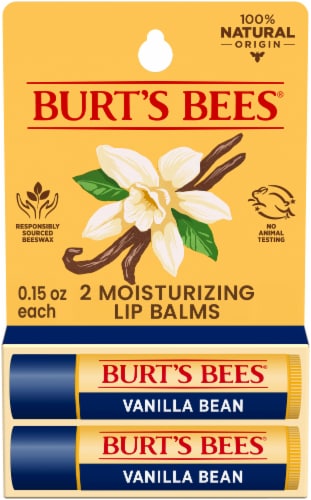 Burt's Bees Moisturizing Lip Balm - Vanilla Bean, Carded
