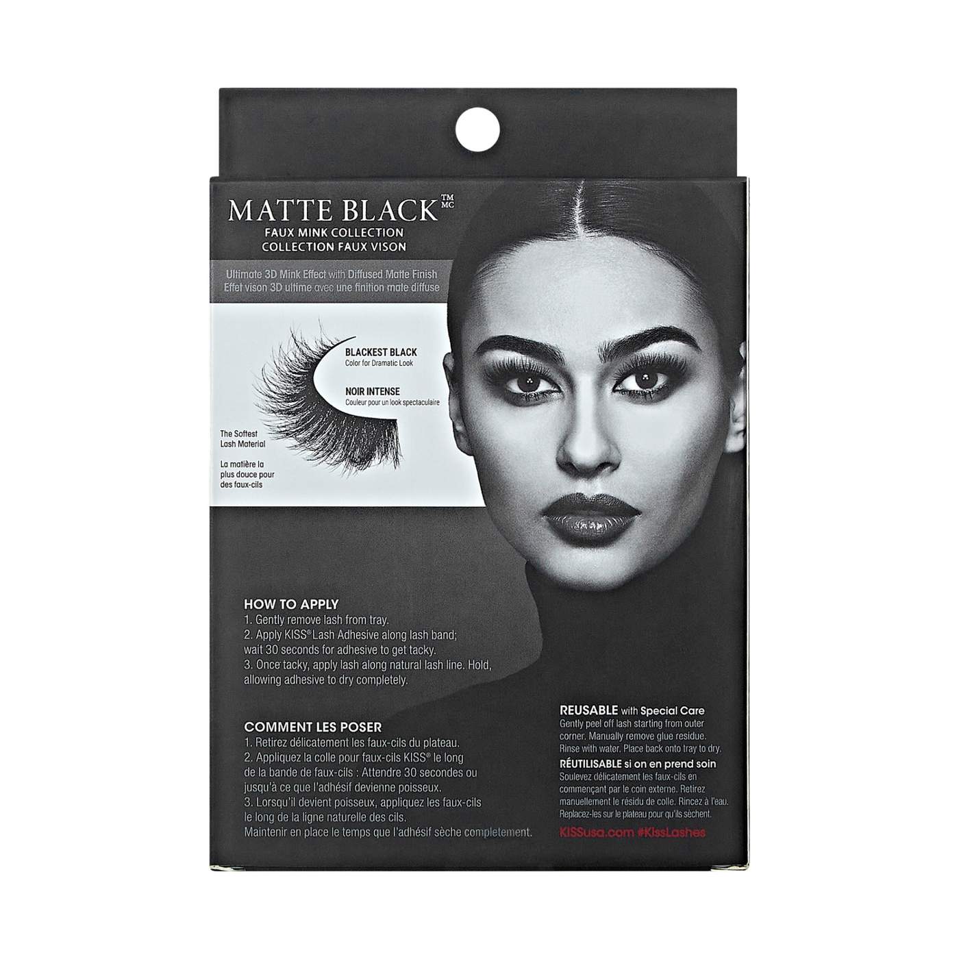 Kiss Lash Couture Matte Black Matte Velvet