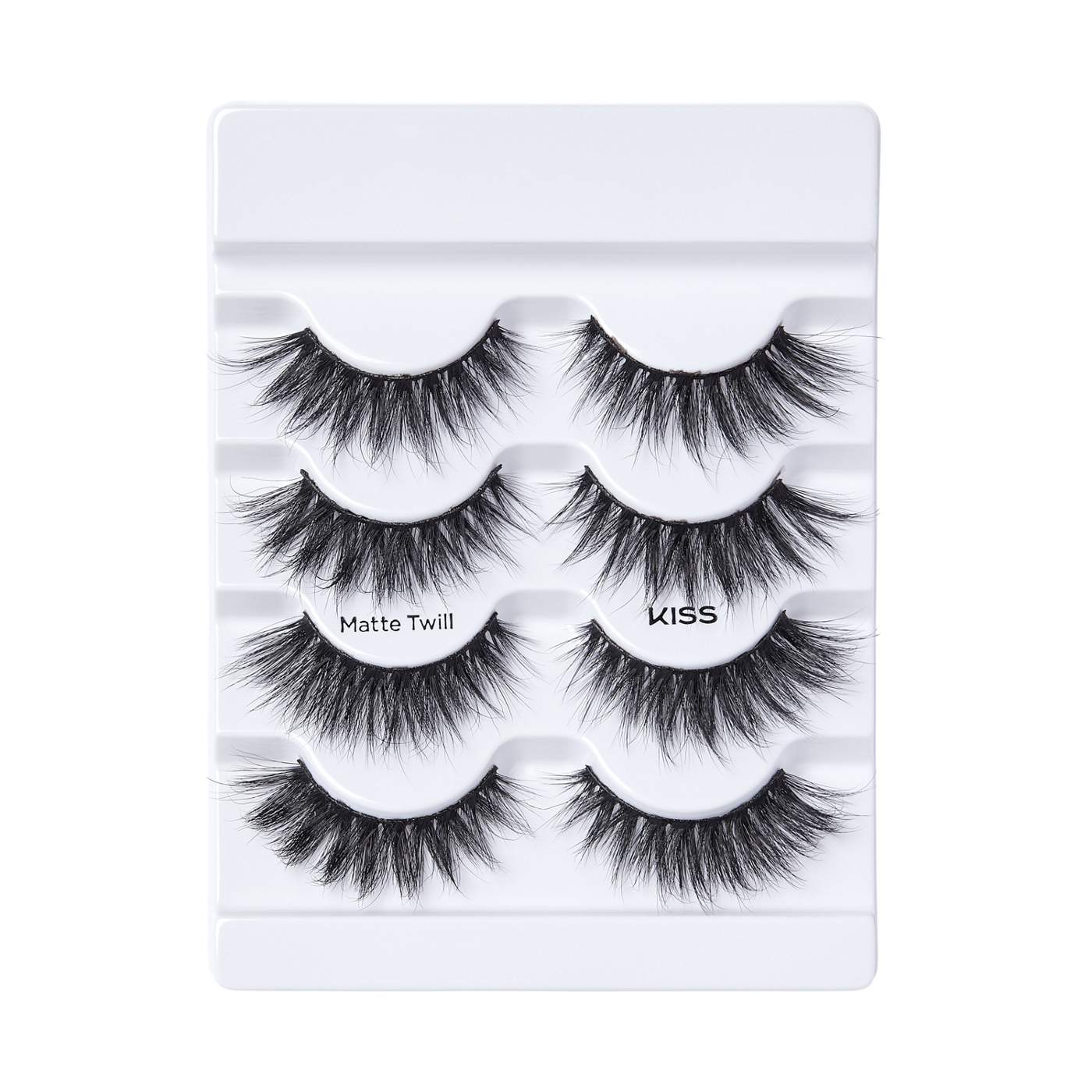 Kiss Lash Couture Matte Black Matte Twill Multi-Pack 4-Pair