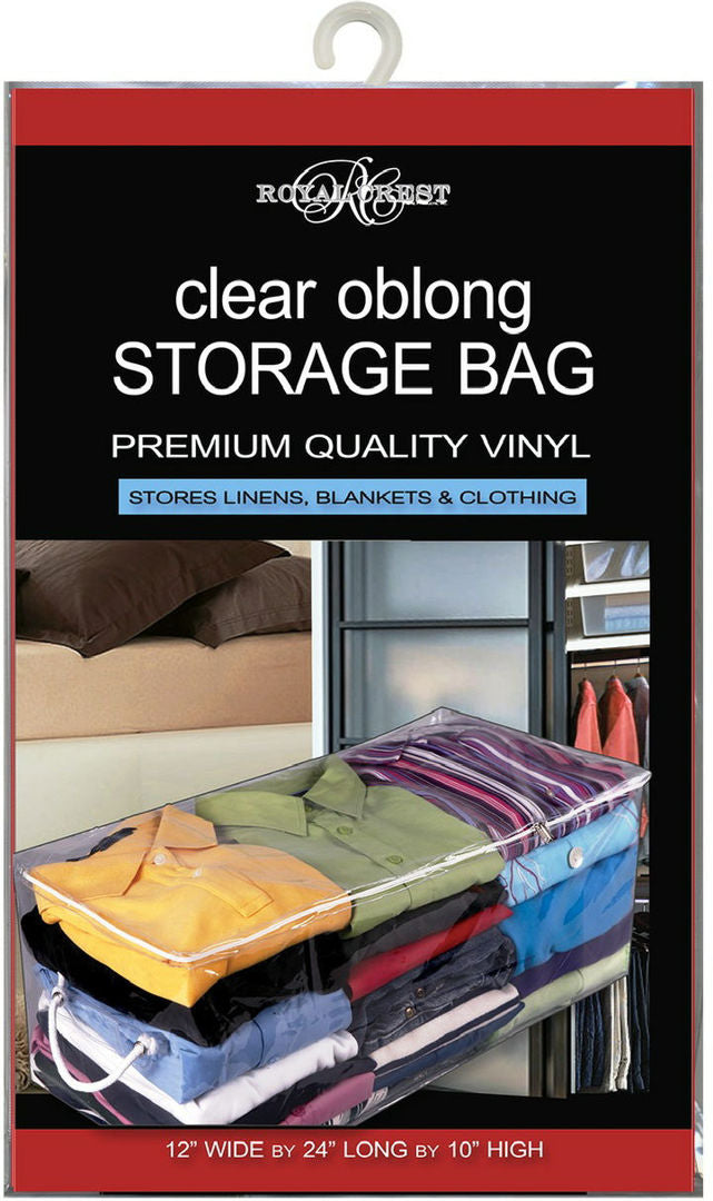 Royal Crest Clear Oblong Storage Bag