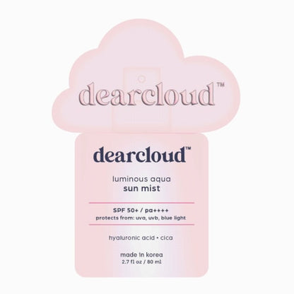 dearcloud Luminous Aqua Sun Mist, SPF 30