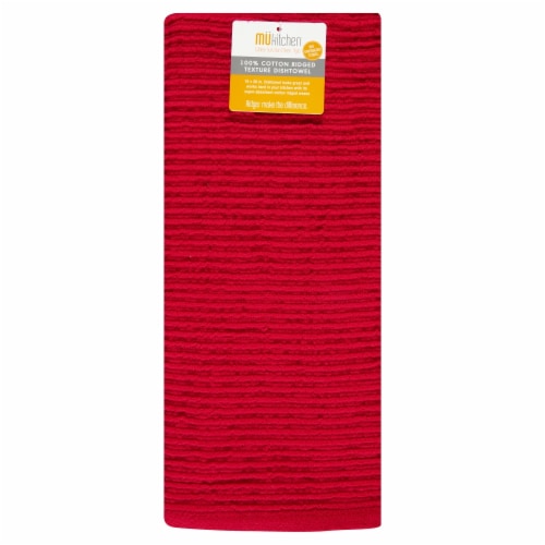 MUkitchen Microfiber Dishtowel - Nickel, 16"x24"