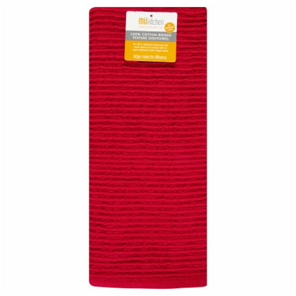 MUkitchen Microfiber Dishtowel - Crimson, 16"x24"