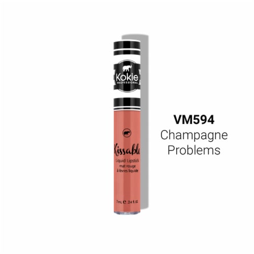 Kokie Kissable Matte Liquid Lipstick Champagne Problems