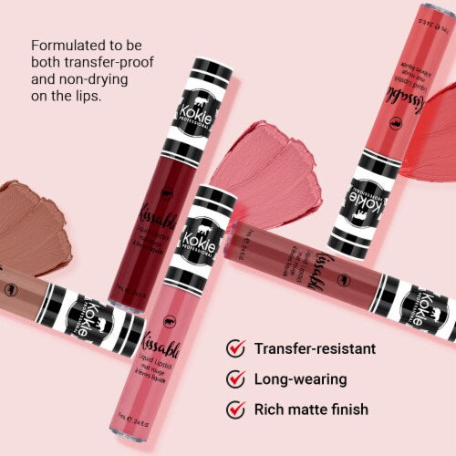 Kokie Kissable Matte Liquid Lipstick Champagne Problems
