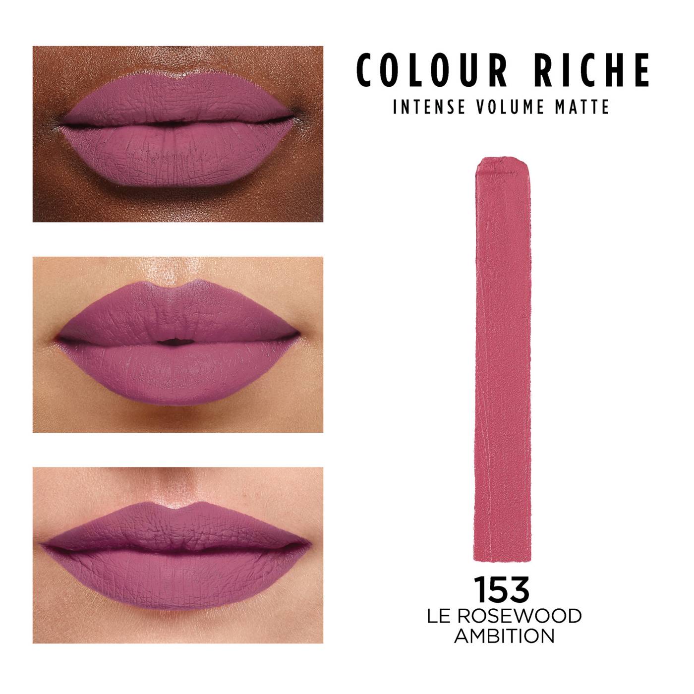 L'ORÉAL PARIS Colour Riche Blurred Matte Lipstick, 560 Rosewood Influence