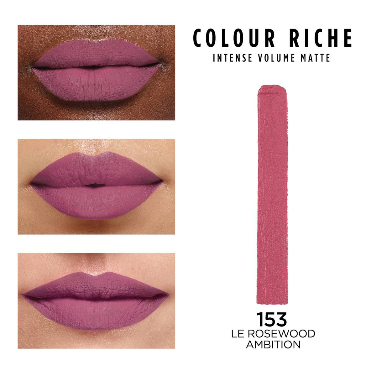 L'ORÉAL PARIS Colour Riche Blurred Matte Lipstick, 560 Rosewood Influence