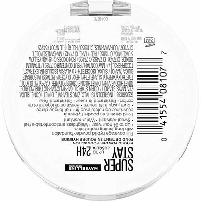 MAYBELLINE New York Super Stay Up To 24Hr Hybrid Powder-Foundation, 375, 0.21 oz