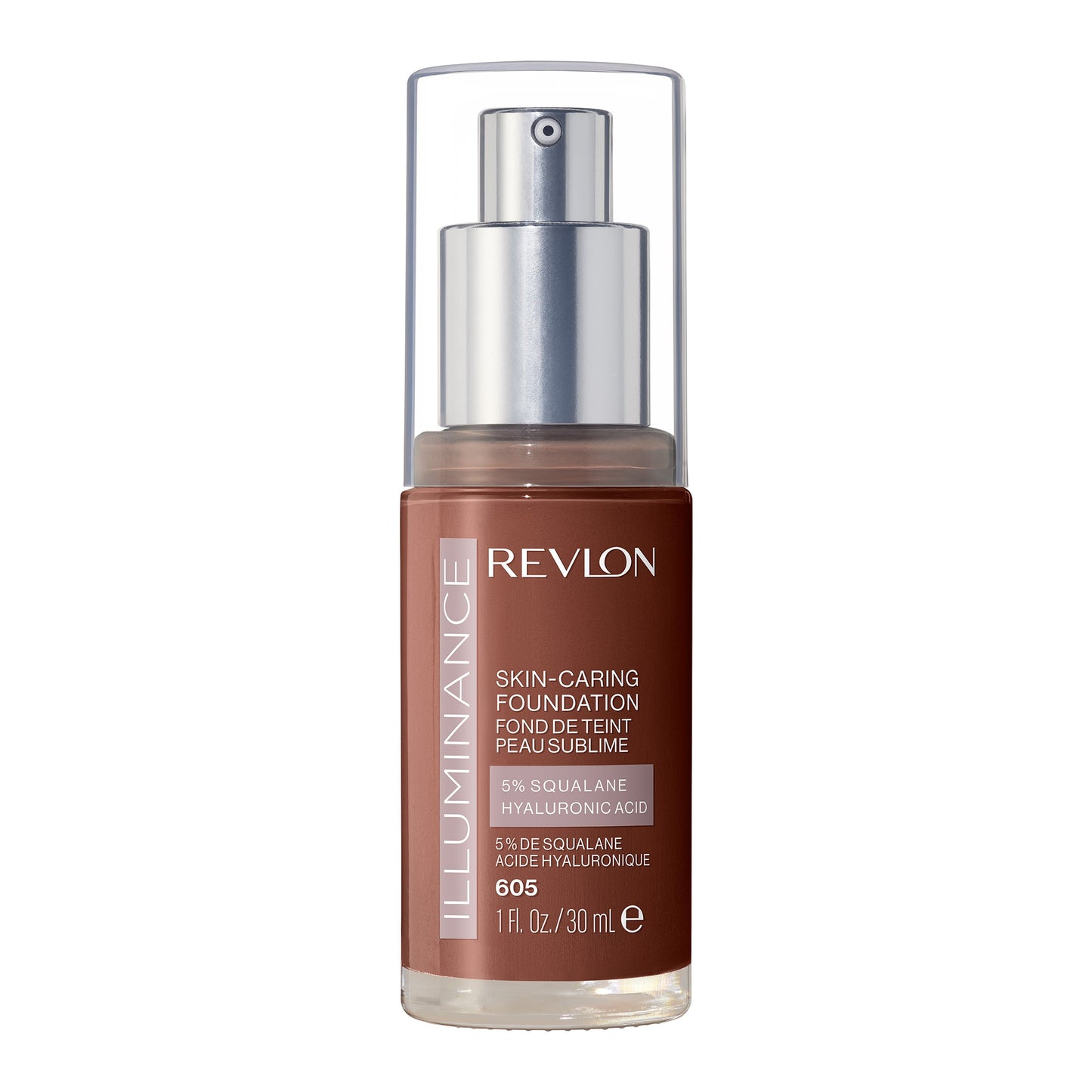 REVLON Illuminance Skin-Caring Foundation - 605 Rich Mahogany