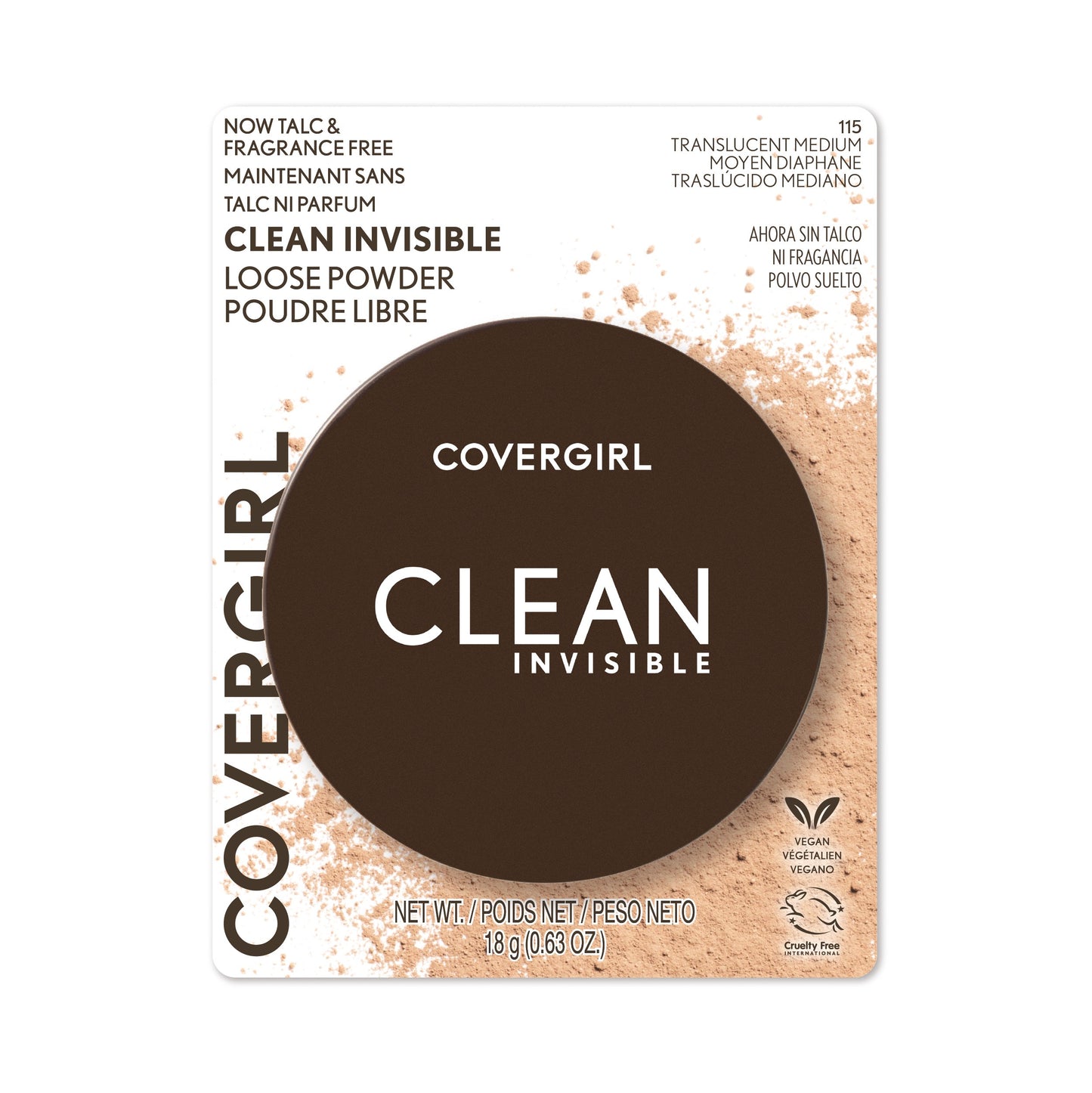 COVERGIRL Clean Invisible Loose Powder - 130 Translucent Medium Warm