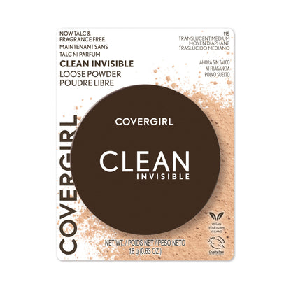 COVERGIRL Clean Invisible Loose Powder - 130 Translucent Medium Warm