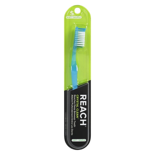 Reach Toothbrush Crystal Clean Soft 3Ct B2G1 (6in) Asstcolors