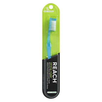 Reach Toothbrush Crystal Clean Soft 3Ct B2G1 (6in) Asstcolors