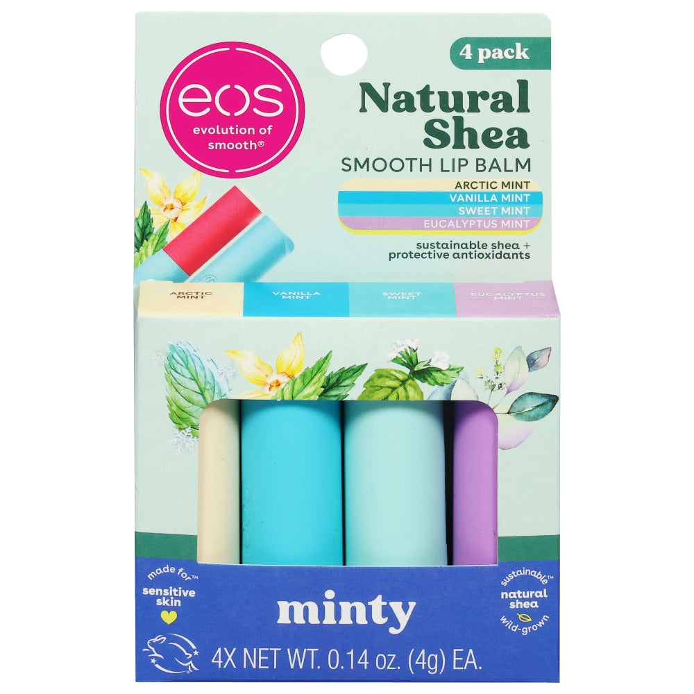 EOS LIP BALM 4 PK MINTY COOL