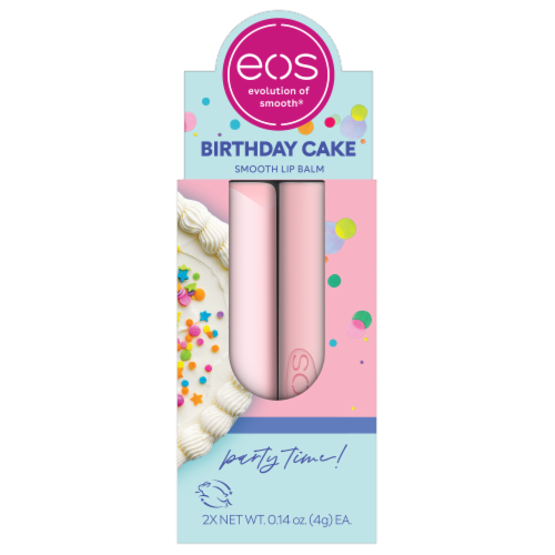 EOS LIP BALM 2PK BIRTHDAY CK