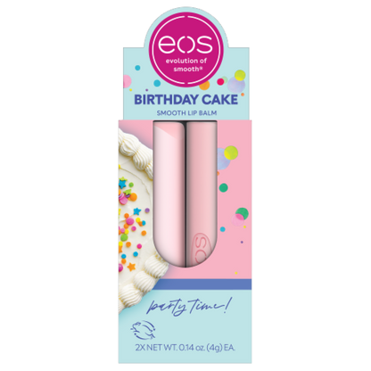 EOS LIP BALM 2PK BIRTHDAY CK