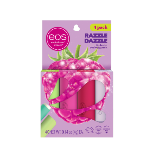 EOS LIP BALM 4PK RAZZLE DAZZL