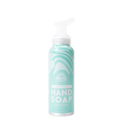 PACHA SOAP CO FOAMING HAND SOAP, SAND & SEA 12 FL OZ