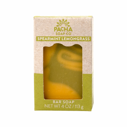 PACHA SOAP CO BAR SOAP, SPEARMINT LEMONGRASS 1 CT