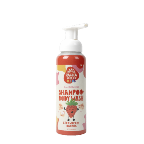 Pacha Soap Co FOAMING 2 IN 1, STRAWBERRY BAN