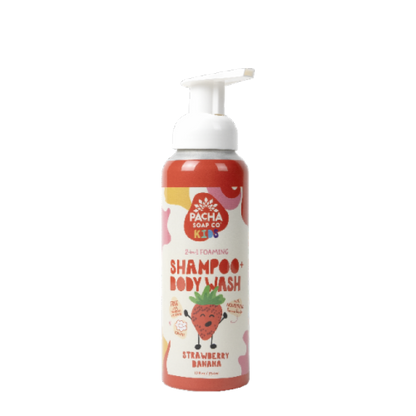 Pacha Soap Co FOAMING 2 IN 1, STRAWBERRY BAN