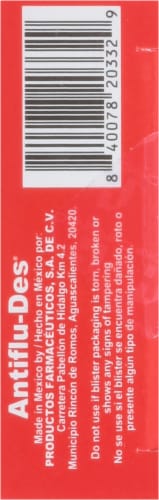 Chinoin Antiflu-Des Cold and Flu Treatment Capsules, 12 Count