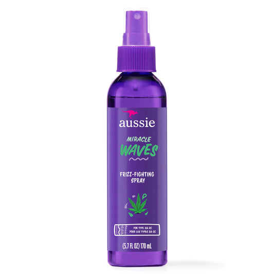 Aussie Miracle Waves Frizz- Fighting Spray 5.7oz