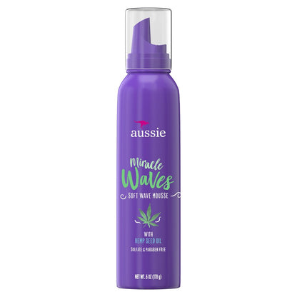 Aussie Miracle Waves Soft Wave Mousse 6oz