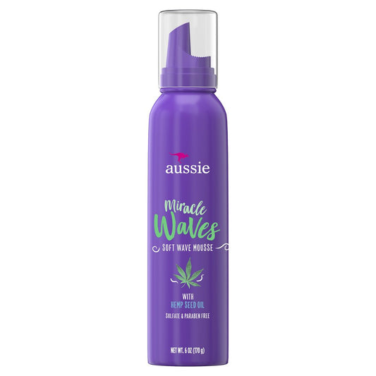 Aussie Miracle Waves Soft Wave Mousse 6oz