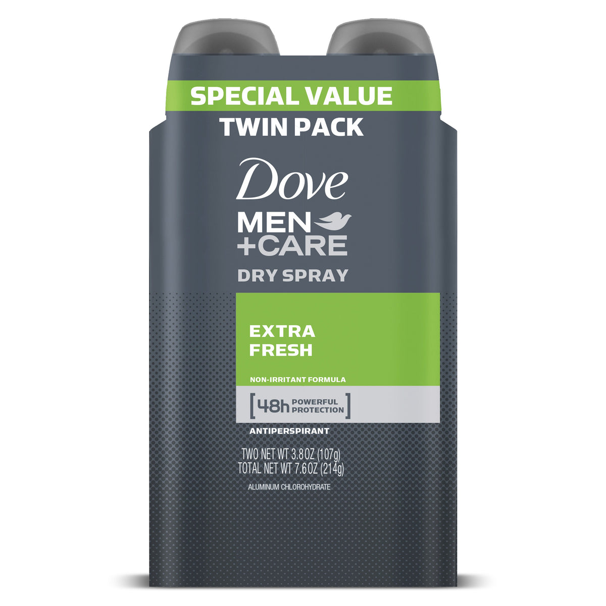 Dove Deodorant 3.8oz Dry Spray Men+Care Extra Fresh 72Hr
