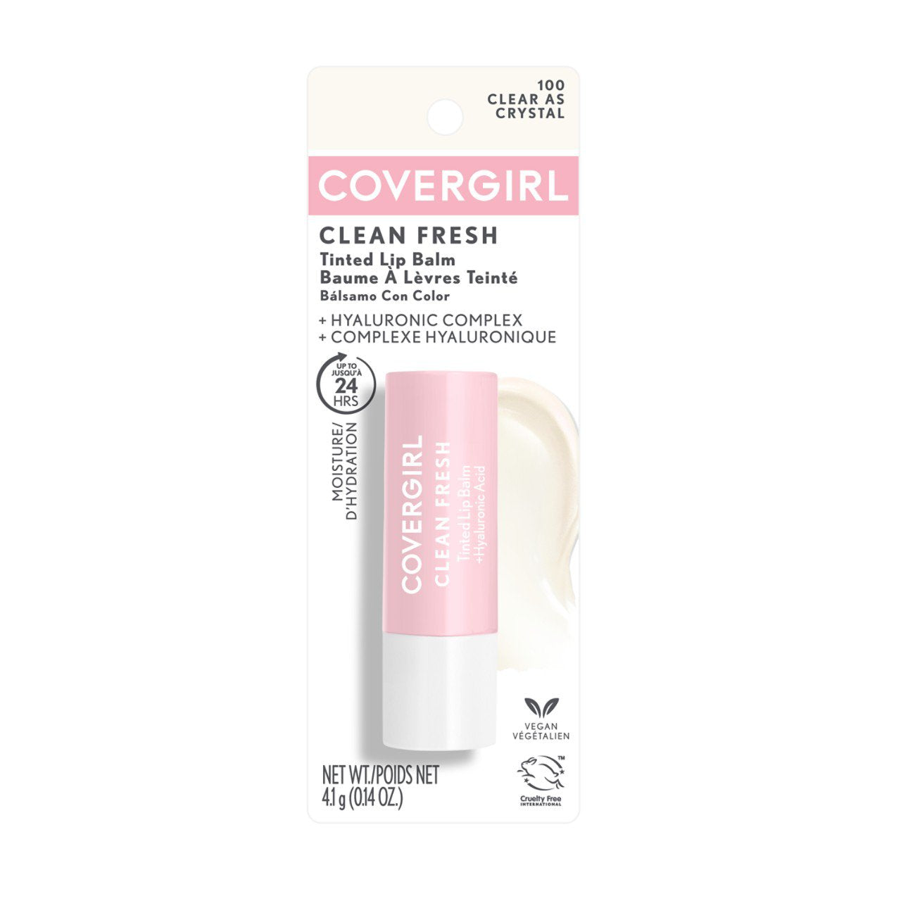 COVERGIRL Clean Fresh Tinted Lip Balm - 100 Clear As Crystal