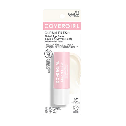 COVERGIRL Clean Fresh Tinted Lip Balm - 100 Clear As Crystal