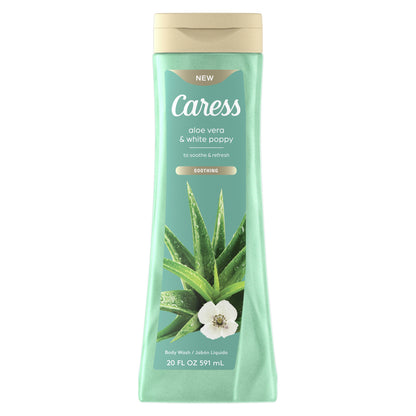 Caress Body Wash Aloe Vera & White Poppy 20oz
