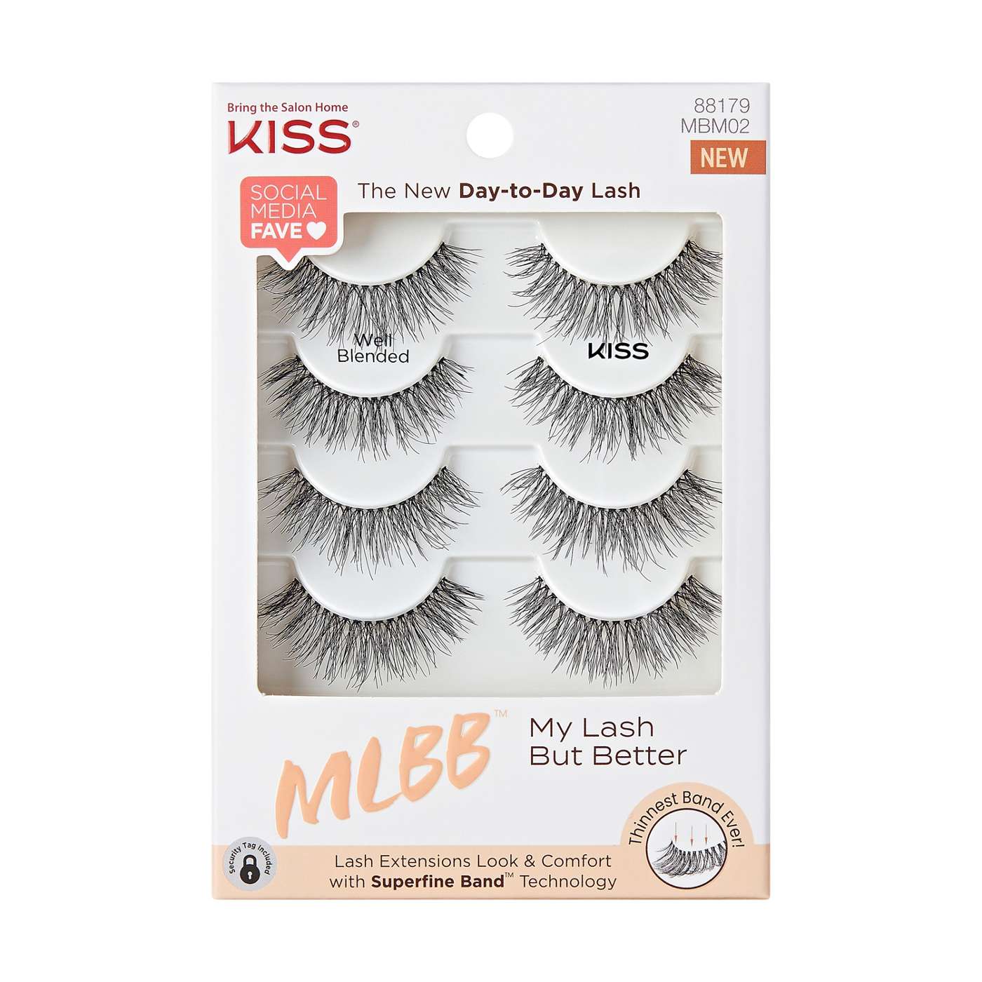 Kiss My Lash But Better Multi- Pack Well Blended 4-Pair