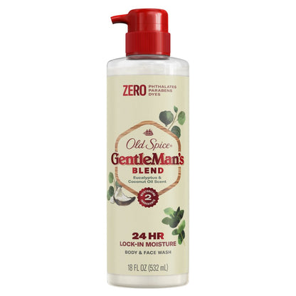Old Spice Body Wash Gentlemans Eucalyptus + Coconut Oil 18oz