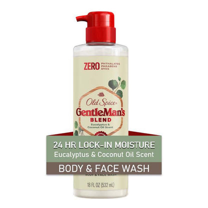 Old Spice Body Wash Gentlemans Eucalyptus + Coconut Oil 18oz