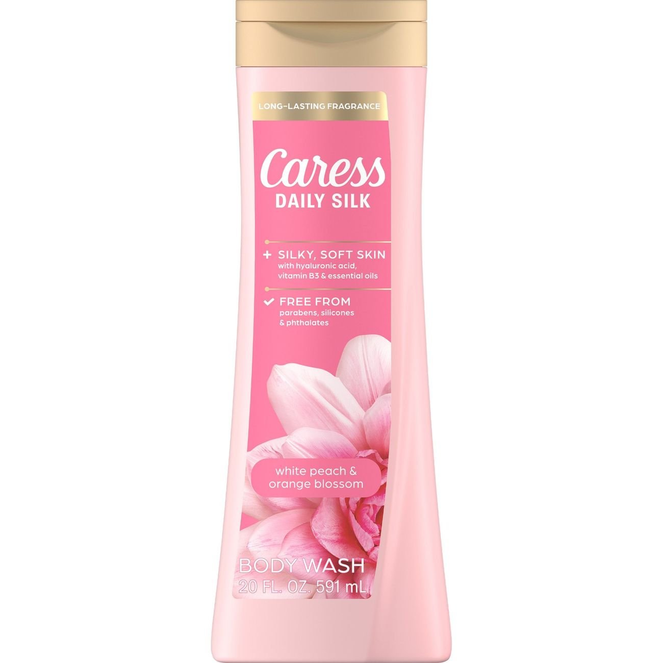 Caress Body Wash Daily Silk Wt Peach & Orange Blossom 20oz