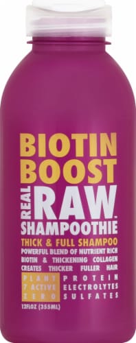 Real Raw Shampoo Biotin Boost Thick & Full 12oz