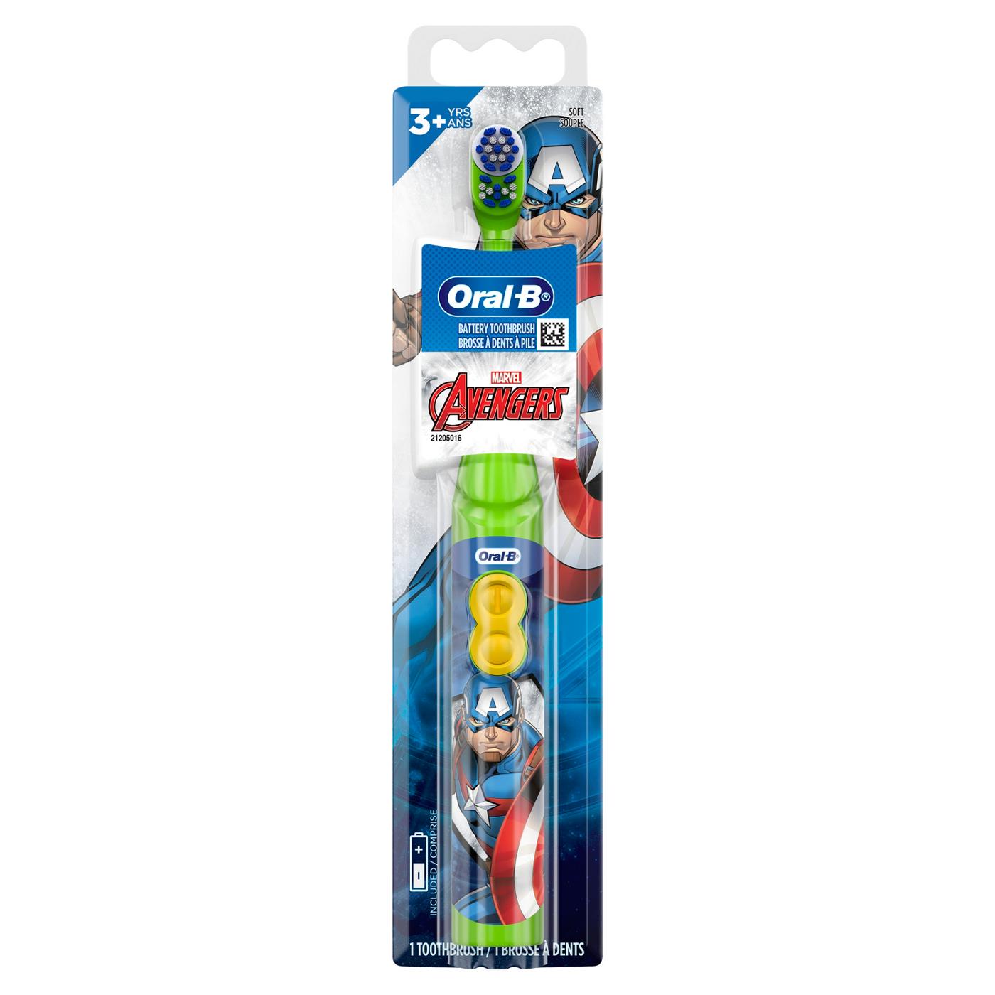 Oral-B Toothbrush Kids Soft Battery Powered Avengers