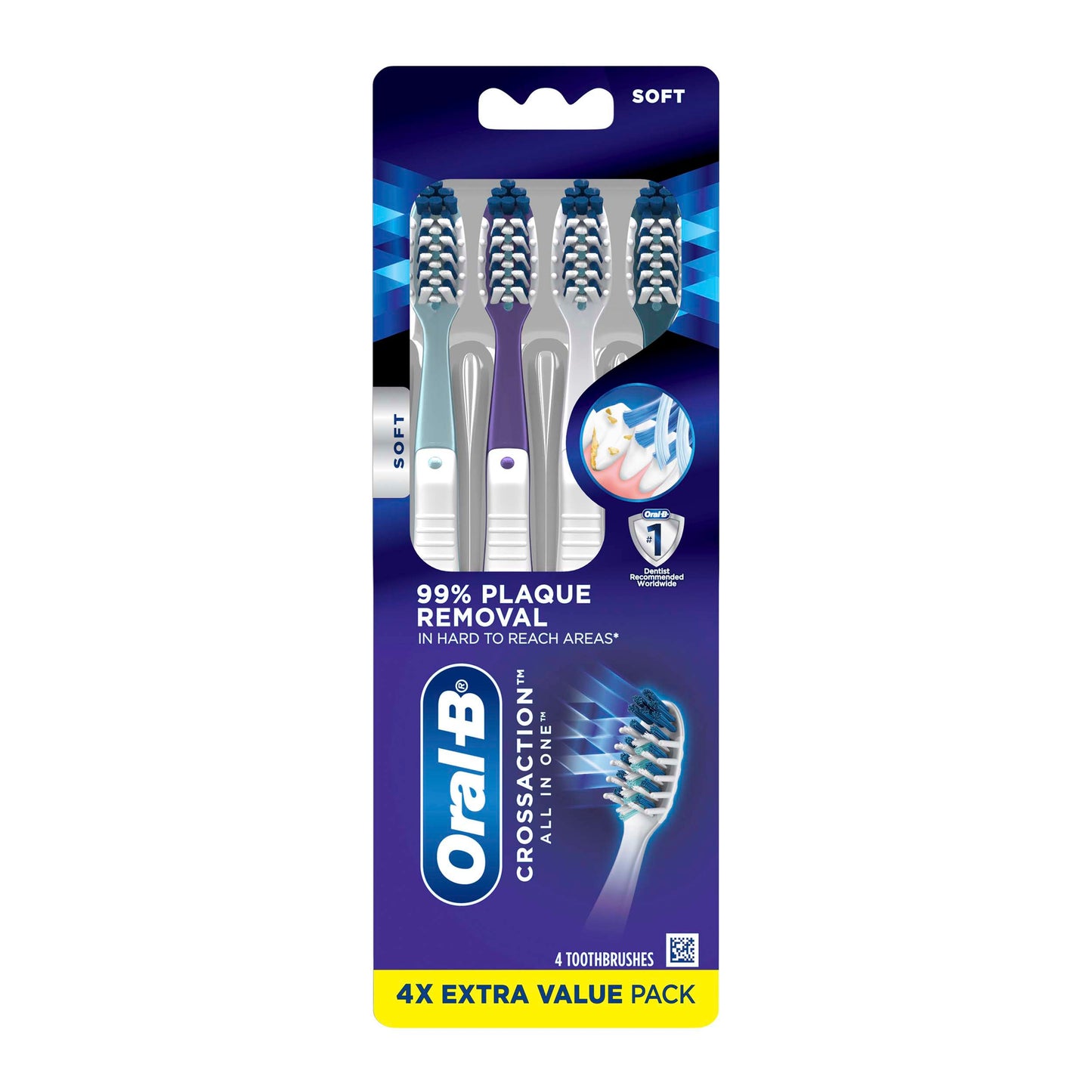 Oral-B Toothbrush All-In-One Soft Value Twin Pack
