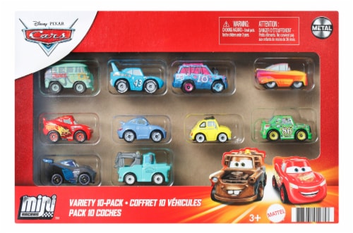 Mattel Disney Pixar Cars Mini Racers - 3 Pack Assortment